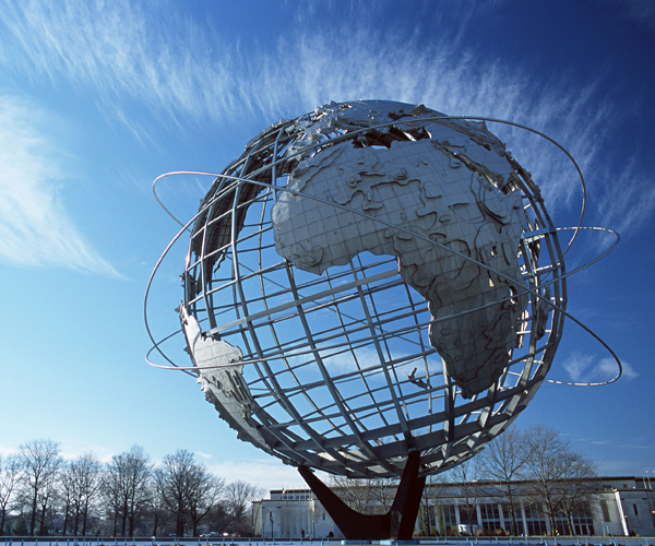 眾象雕塑 不銹鋼地球雕塑